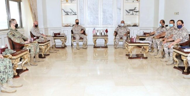 دیدار مقامات نظامی آمریکا و قطر در دوحه